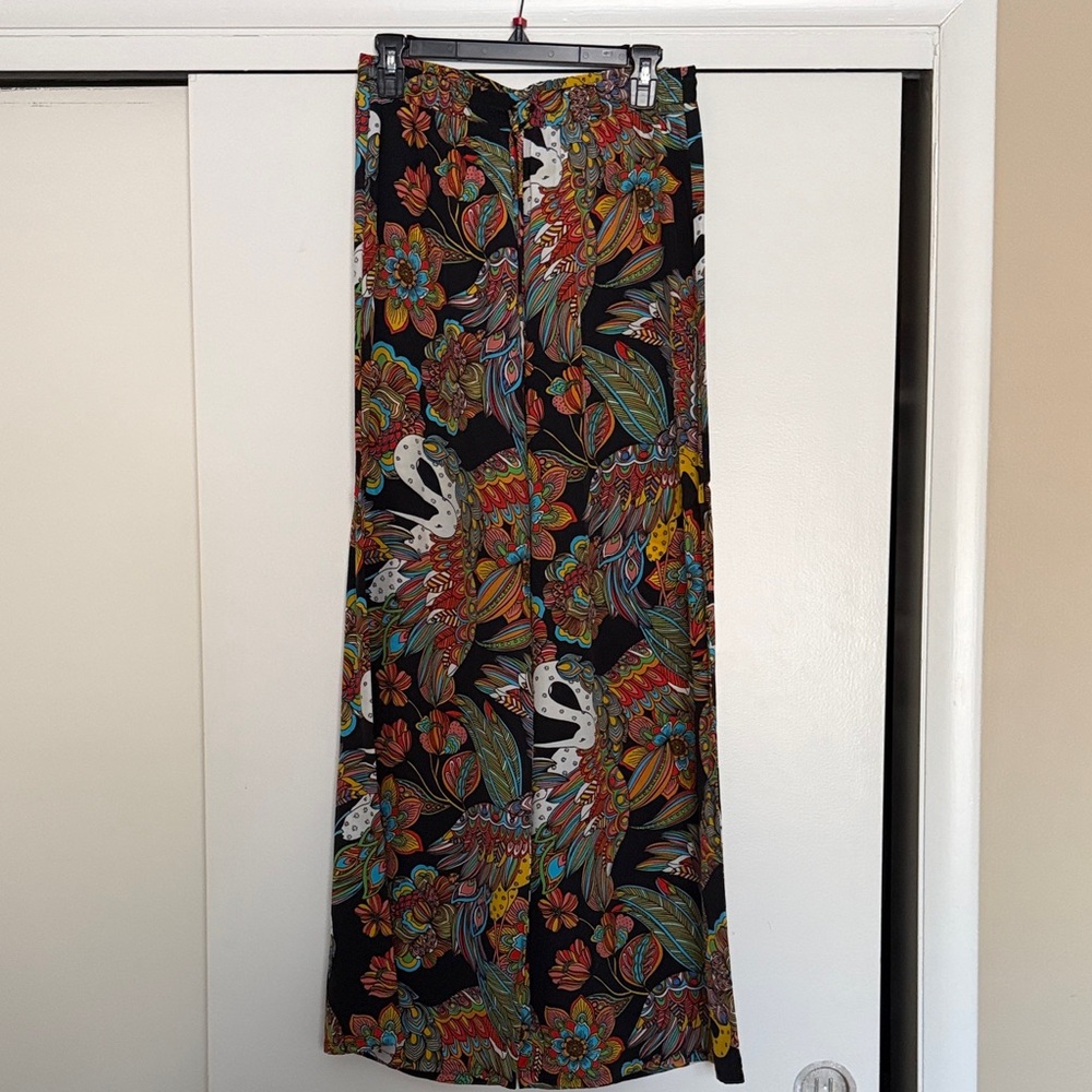 Johnny Was Jade Multicolor Floral pants